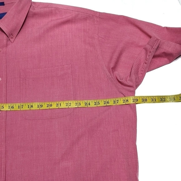 ECCOLO Sport Short Sleeve  Casual Button Down Shirt - Picture 3 of 9